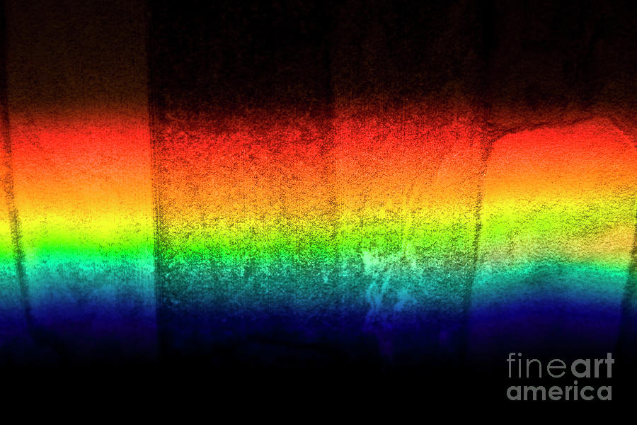 Rainbow textured background Photograph by Gregory DUBUS