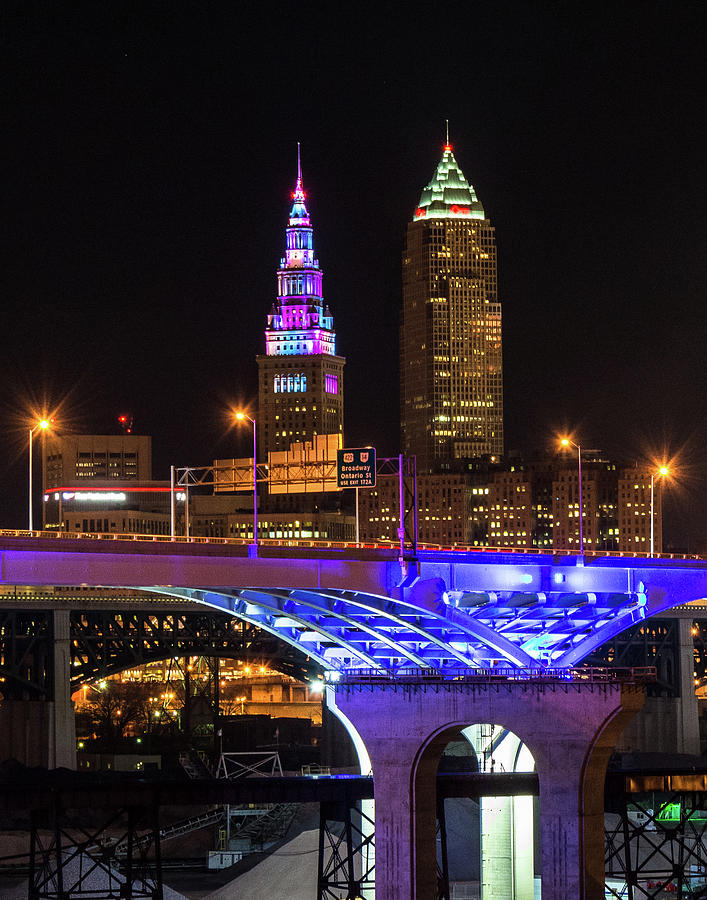 Rainbow Tower in Cleveland by Richard Kopchock Rainbow Tower in Cleveland by Richard Kopchock