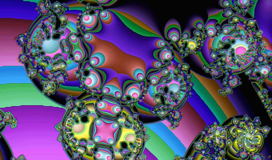 Rainbows and Patterns Digital Art by Ronald Bissett