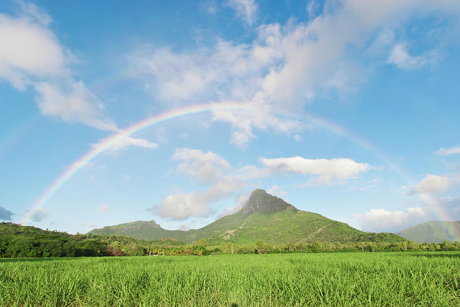 Rainbows On Mauritius Photograph by Jan-otto