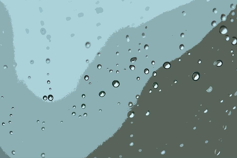 Raindrops 2 Abstract Digital Art