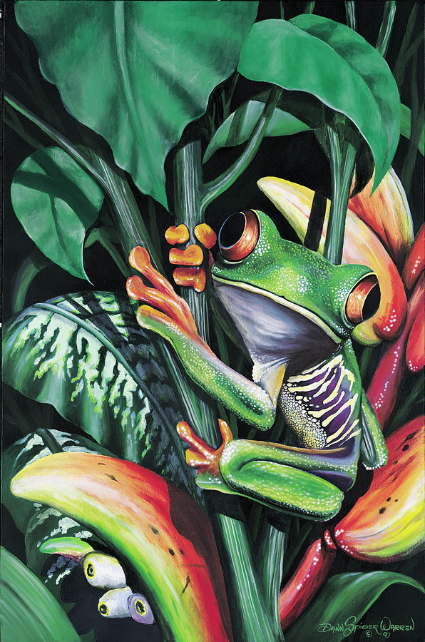 Rainforest Prince Painting by Dann Spider Warren - Fine Art America