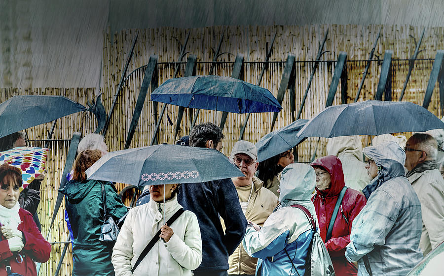 Raining in Barcelona Photograph by Darryl Brooks