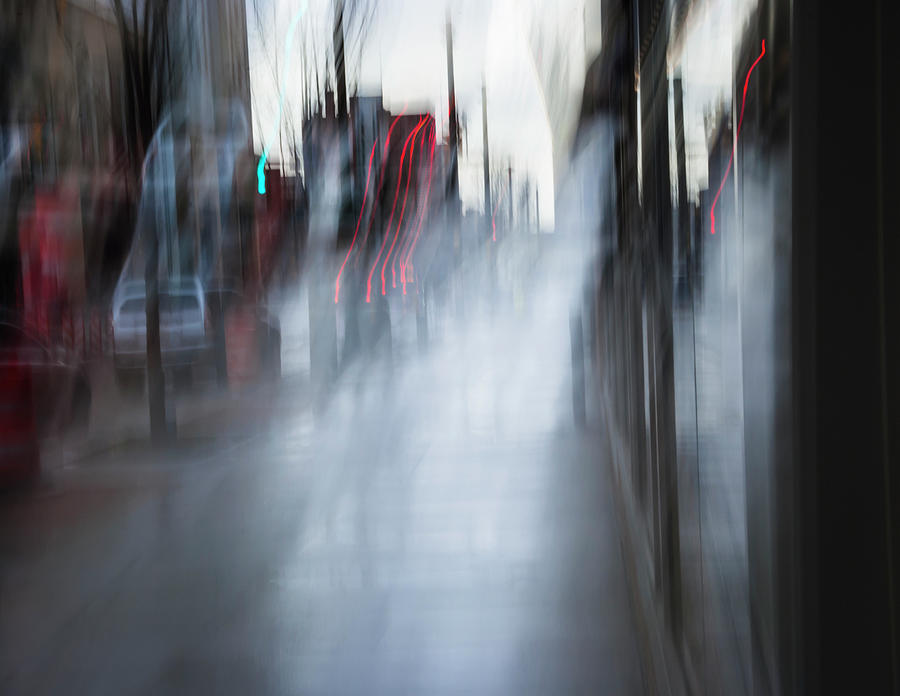 City Photograph - Rainy Day City Streets by Anthony Paladino
