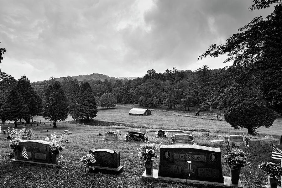 Rainy Day in Appalachian Mountain Cemetery by Philip Duff Rainy Day in Appalachian Mountain Cemetery by Philip Duff