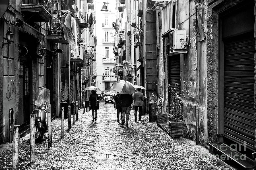 Rainy Day in Naples Italy Photograph by John Rizzuto