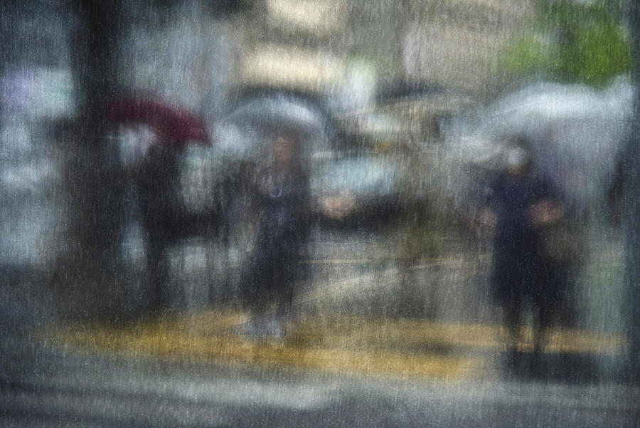 Rainy Day In The City Photograph by Ekkachai Khemkum