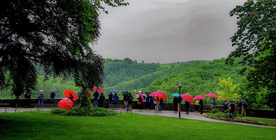 Rainy Day Umbrellas Photograph by Phyllis Spoor