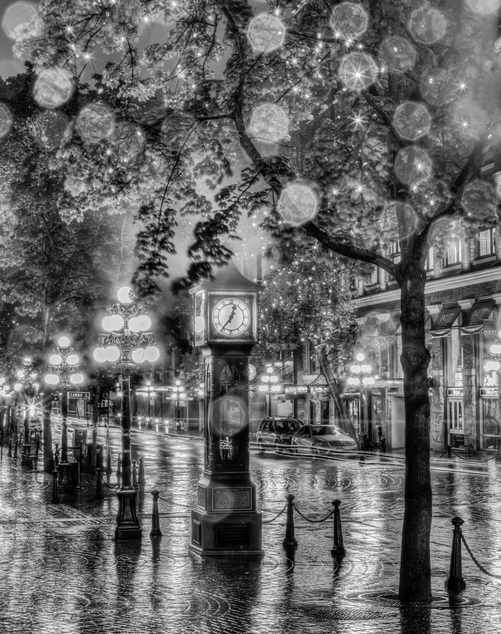 Vancouver Photograph - Rainy Night In Gastown! by Paria Didehban