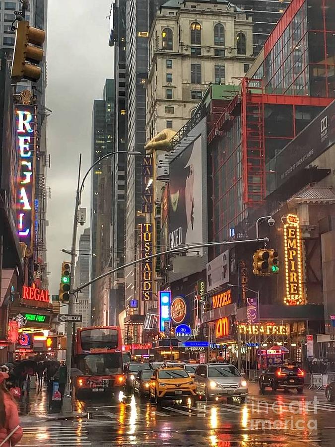 NYC Rainy Day Cityscape New York City Photography Fine Art 