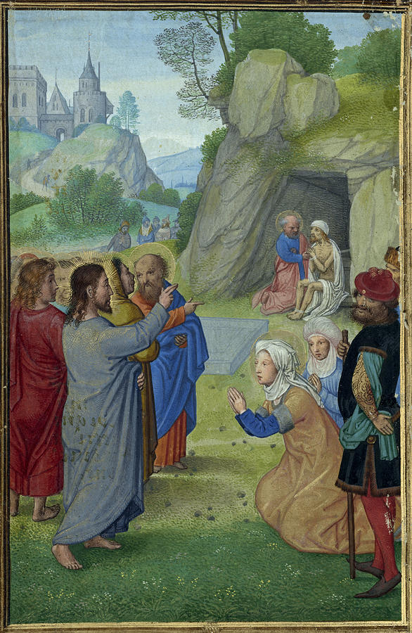 the raising of lazarus painting