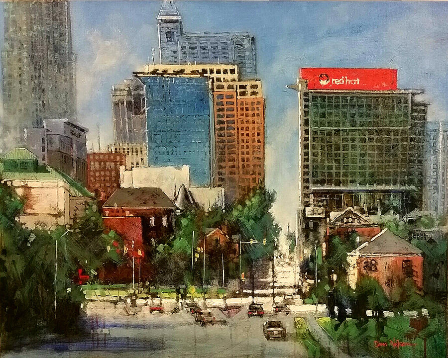 Raleigh From South Wilmington Painting