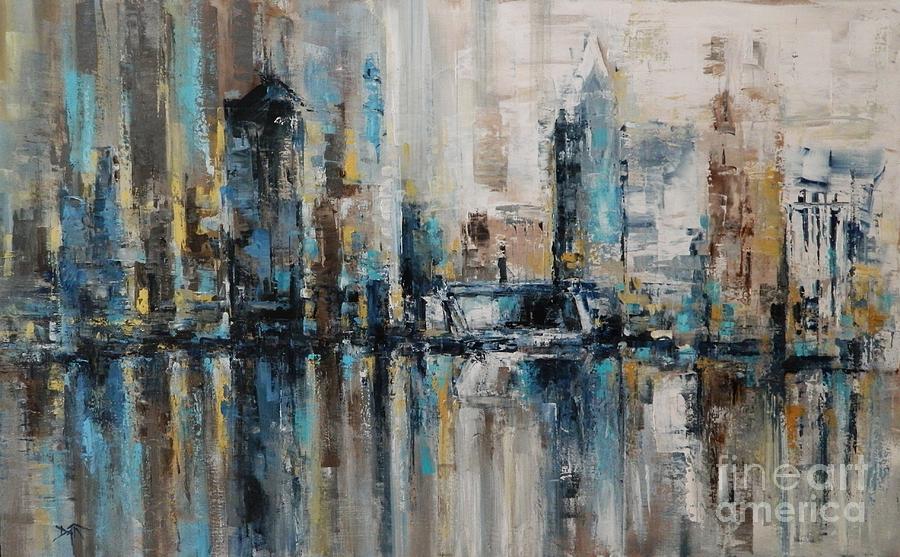 Raleigh on the Rise Painting by Dan Campbell