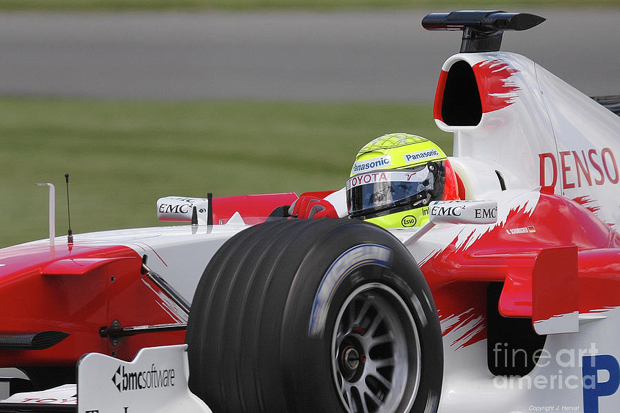 Ralf Schumacher, Toyota T F105 Photograph by James Hervat