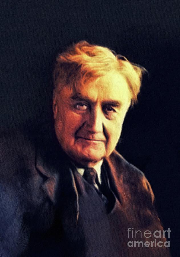 Ralph Vaughan Williams, Music Legend Painting by Esoterica Art Agency