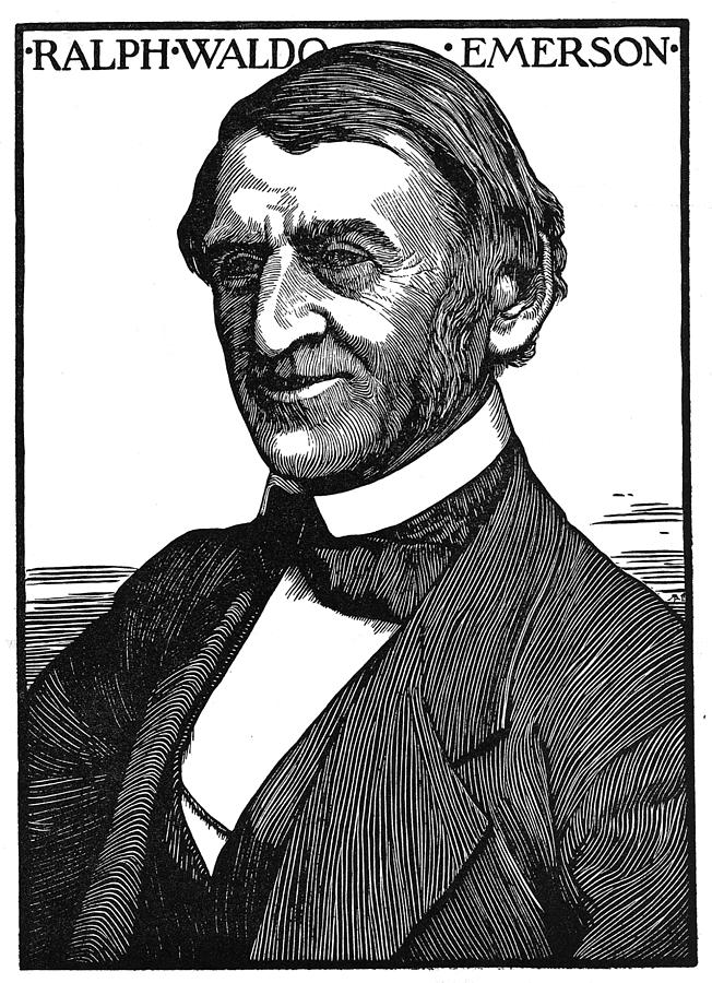 Ralph Waldo Emerson American Writer Photograph by Science Source Pixels