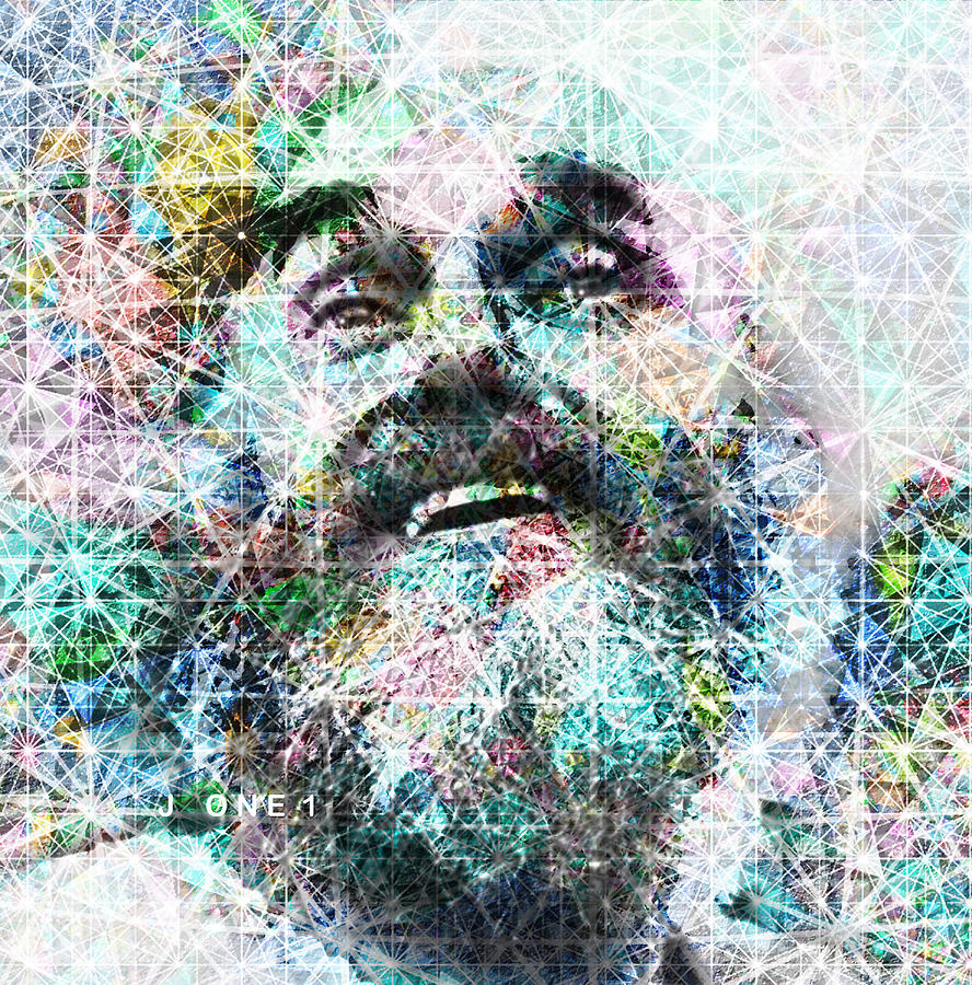 Ram Dass In Nirvana Digital Art by J U A N - O A X A C A