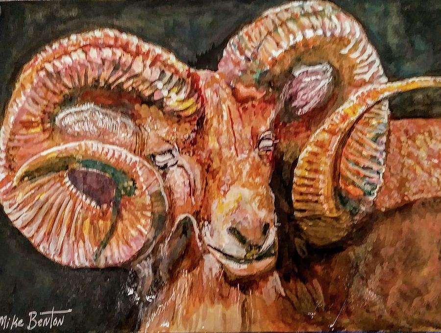 Ram Painting by Mike Benton