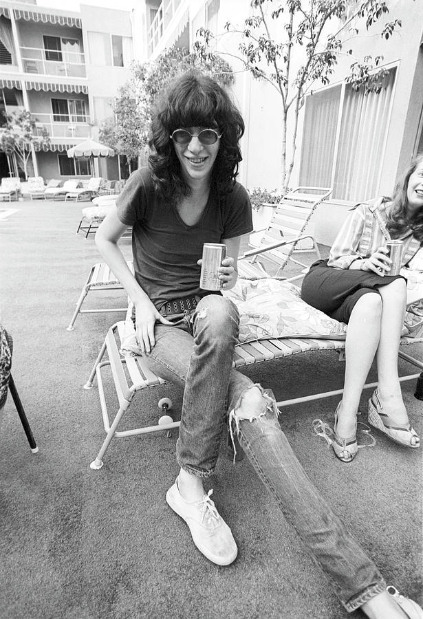 Ramones Singer Lounges Photograph by Michael Ochs Archives