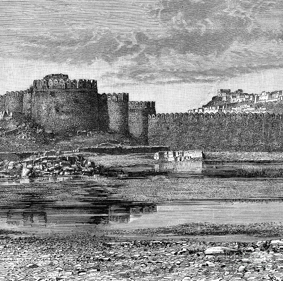 Ramparts Of The Town And Citadel Drawing by Print Collector