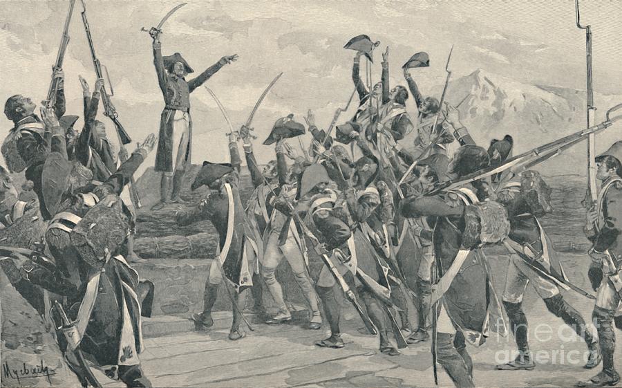 Rampons Soldiers Taking The Oath Drawing by Print Collector