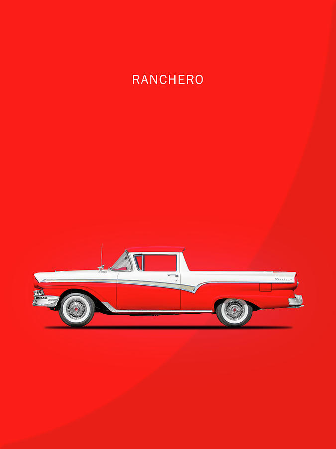 Car Photograph - Ranchero 57 by Mark Rogan