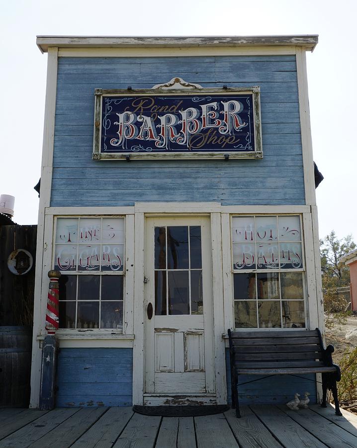 Barber Shop Randsburg  Photograph by Brett Harvey