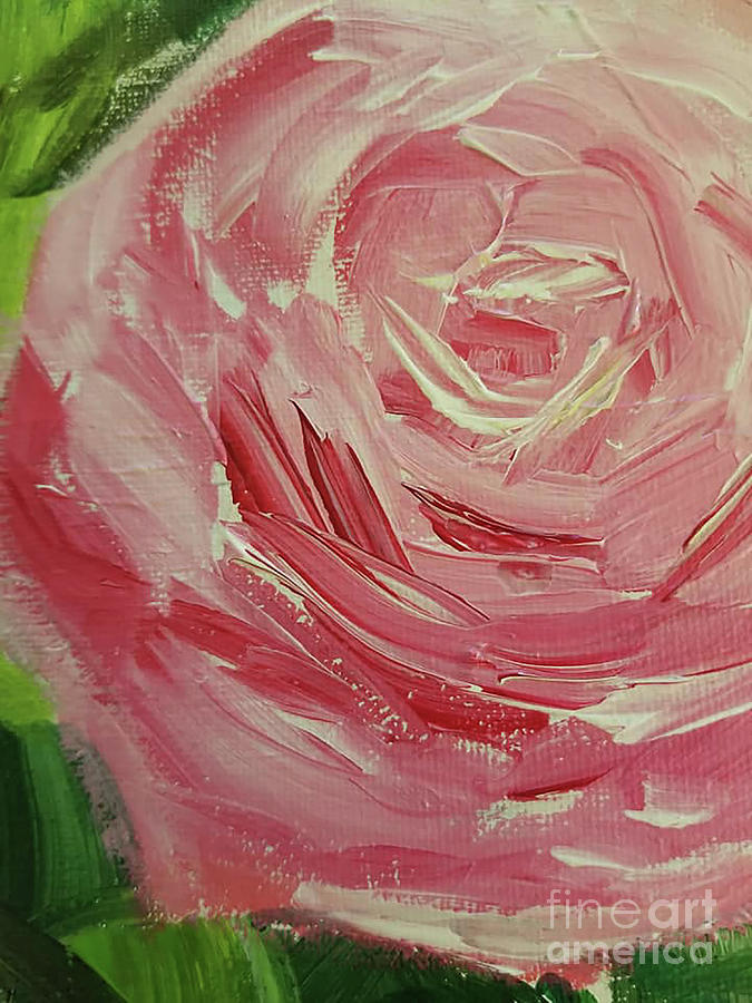 Love Painting - Ranunculus Flower by Rose Elaine Love Painting - Ranunculus Flower by Rose Elaine