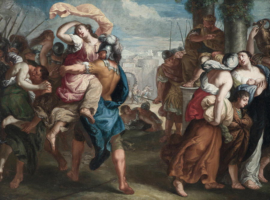 Rape of the Sabine Women Painting by Theodoor van Thulden