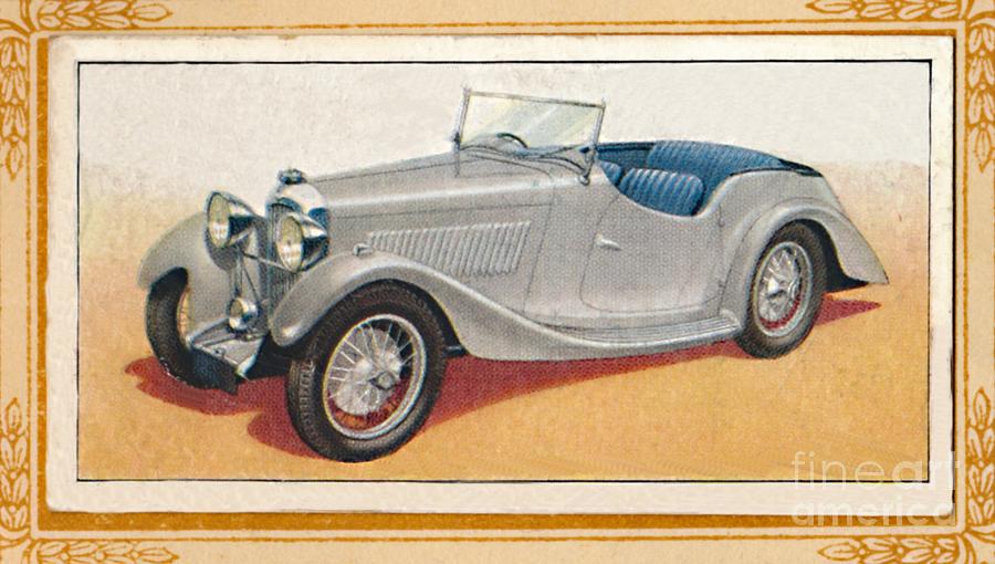 Rapier Four-seater Sports Tourer, C1936 Drawing by Print Collector