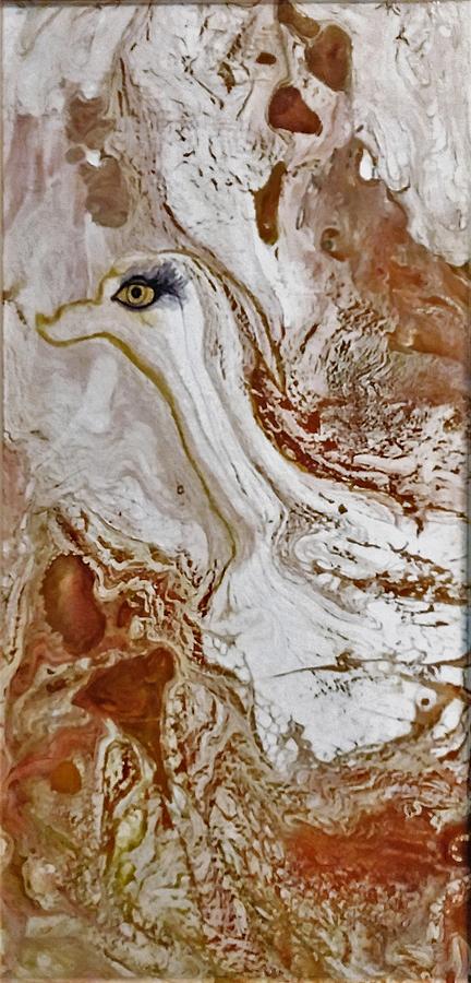 Rare Bird Sighting Painting by Lyn Hayes