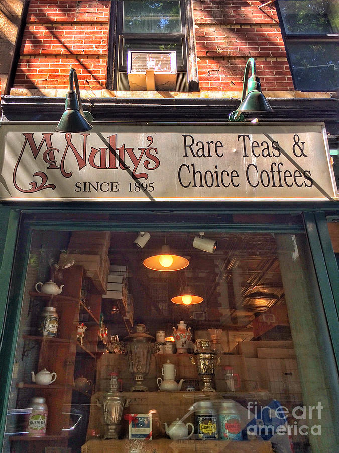 Rare Teas and Coffees - Greenwich Village New York Photograph by Miriam Danar
