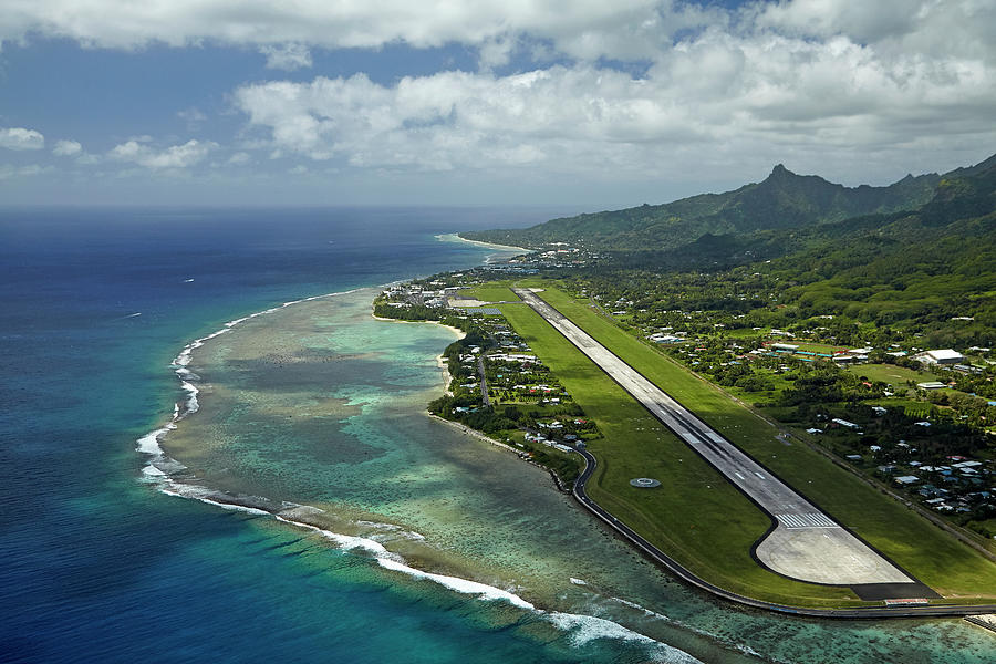 Rarotonga International Airport Photograph by David Wall - Fine Art America