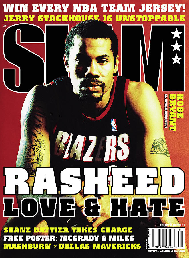 Rasheed Wallace: Love & Hate SLAM Cover Photograph by Atiba Jefferson