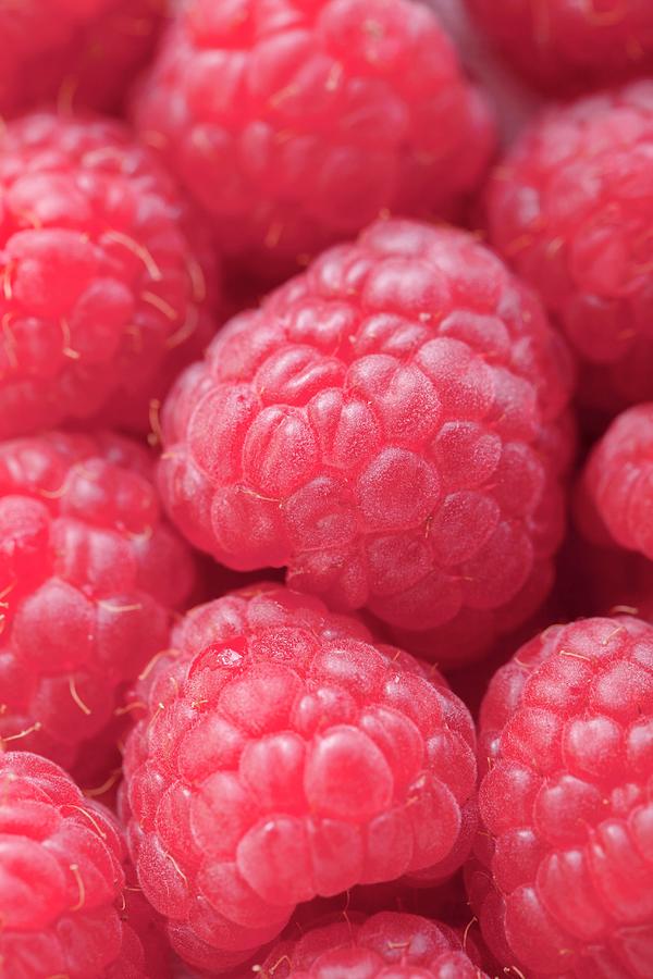 Raspberries, Close-up Photograph by Eising Studio - Food Photo & Video