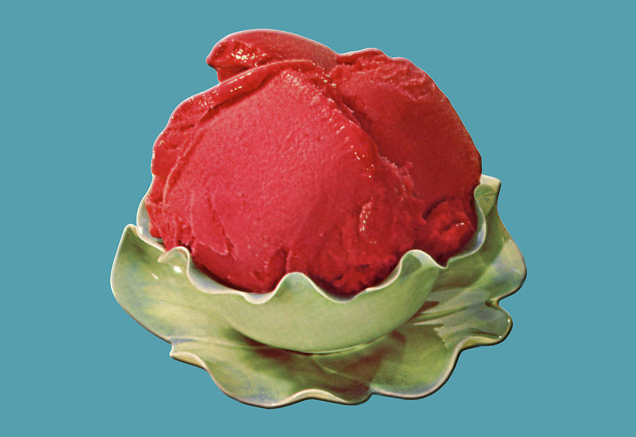 Raspberry Sherbert Painting by Unknown