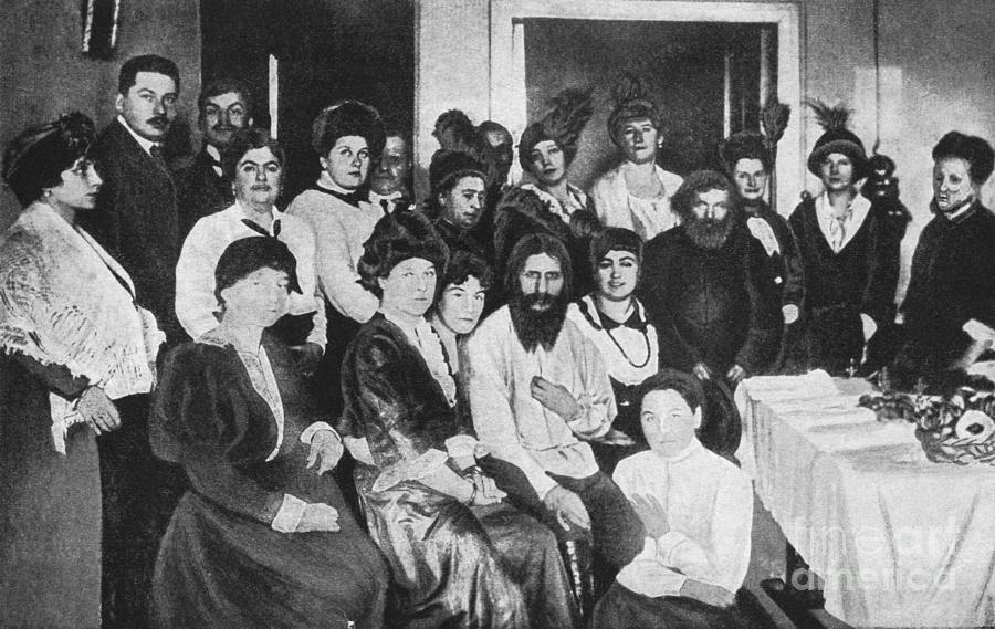 Rasputin Surrounded By Russian Courtiers Photograph by Bettmann