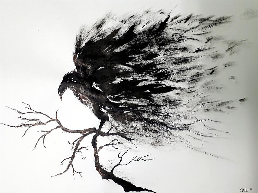 Dark Feelings By Abstract Angel Artist Stephen K, 54% OFF