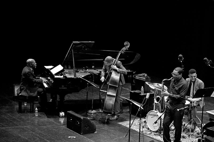 Ravi Coltrane with the Orrin Evans Trio 15 Photograph by Lee Santa