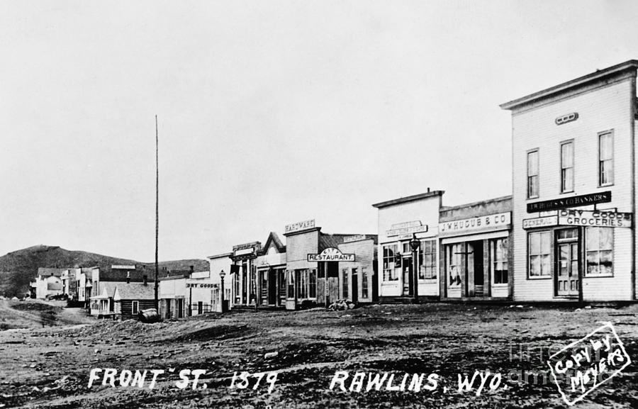 Rawlins Wyoming, 1879 Photograph by Granger