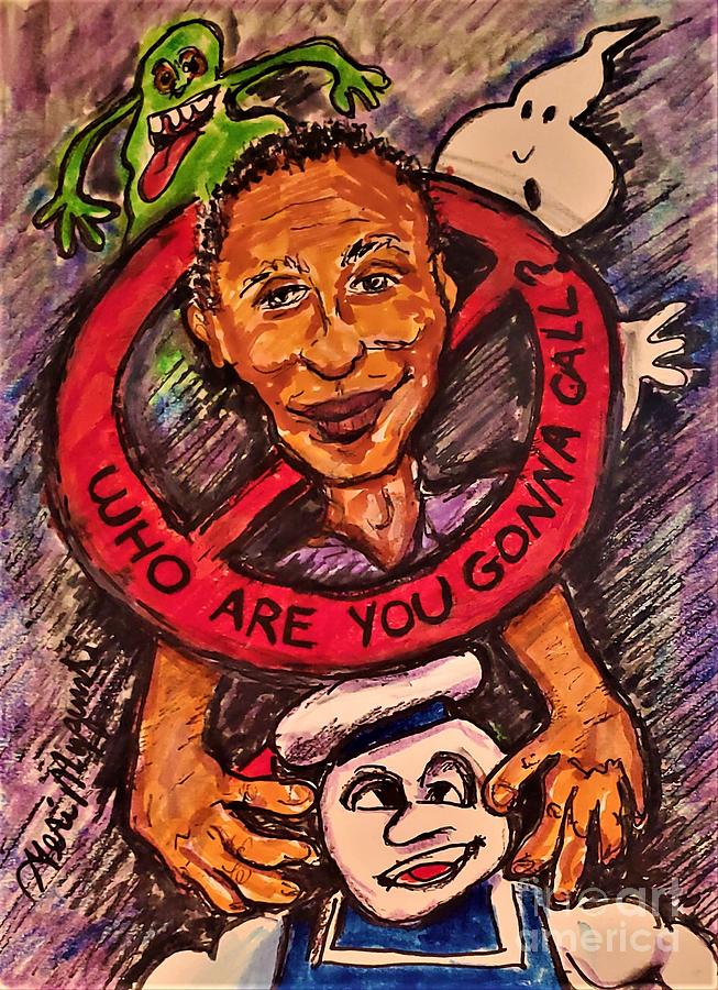 Ray Parker Jr Ghostbusters Mixed Media
