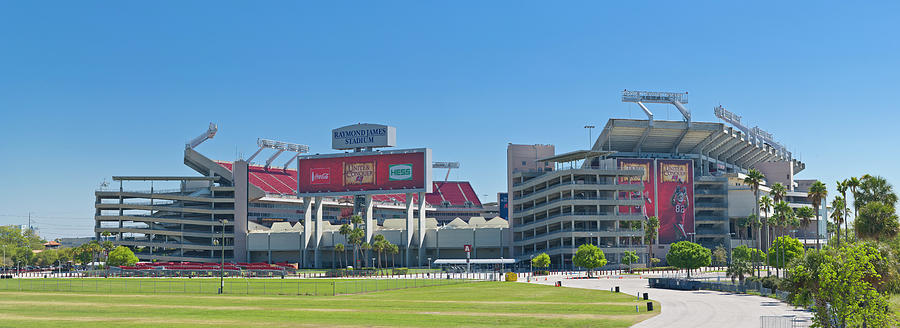 Architecture Photograph - Raymond James Stadium Home To The Nfl by Panoramic Images