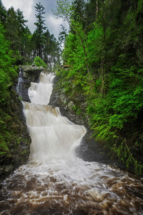 Raymondskill Waterfalls Photograph by Susan Candelario