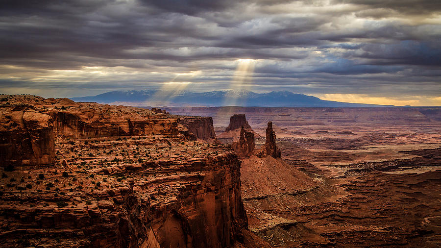 Mountain Photograph - Rays Of Heaven by Puneet Verma