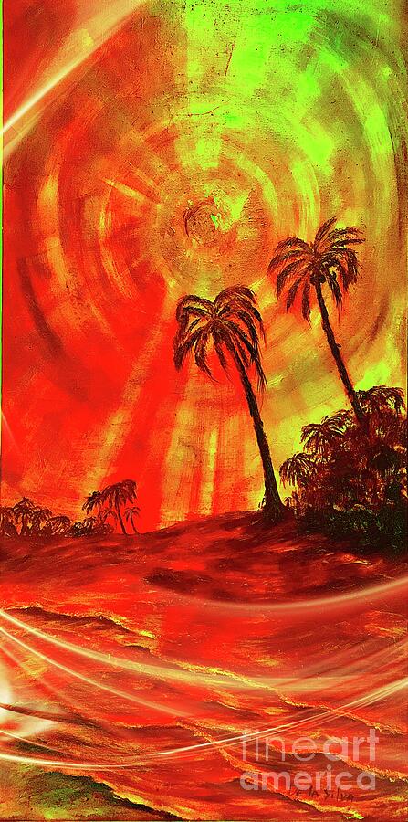 Rays of the Sun Painting by Michael Silbaugh