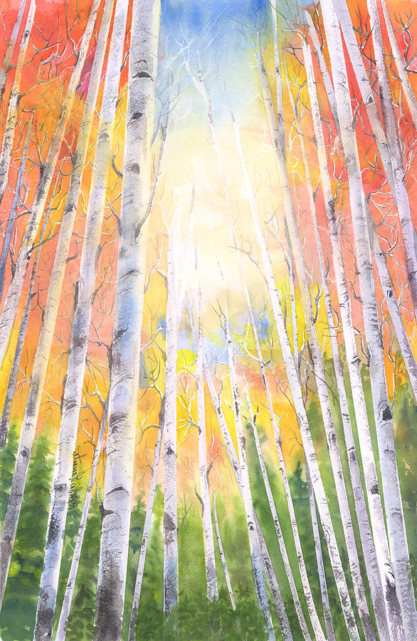 Reaching for the Sky Painting by Martha Lancaster