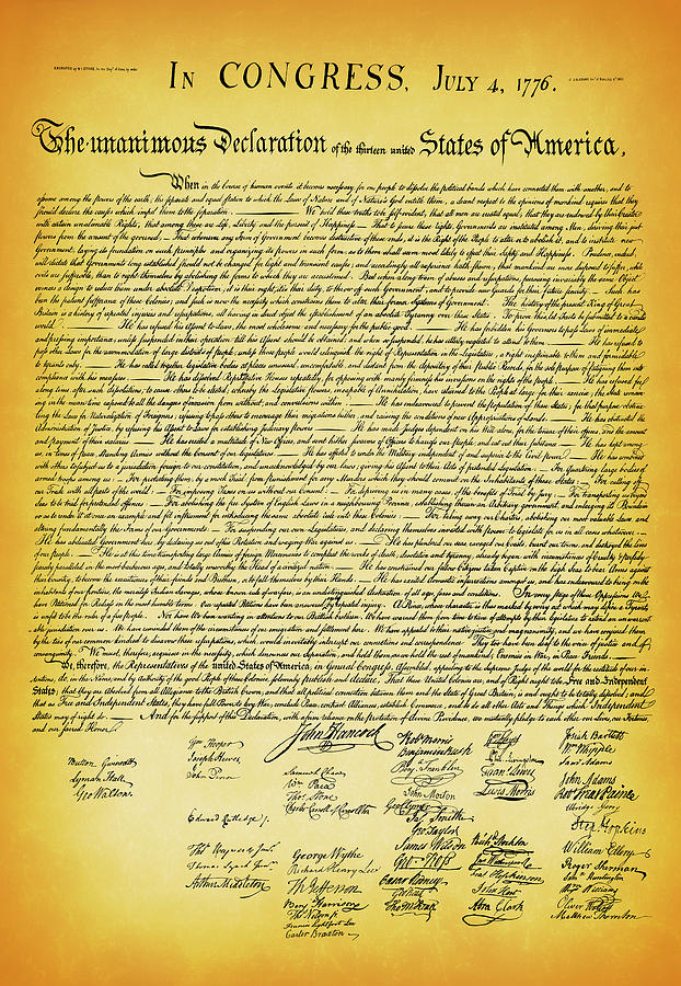 The Declaration Of Independence Printable