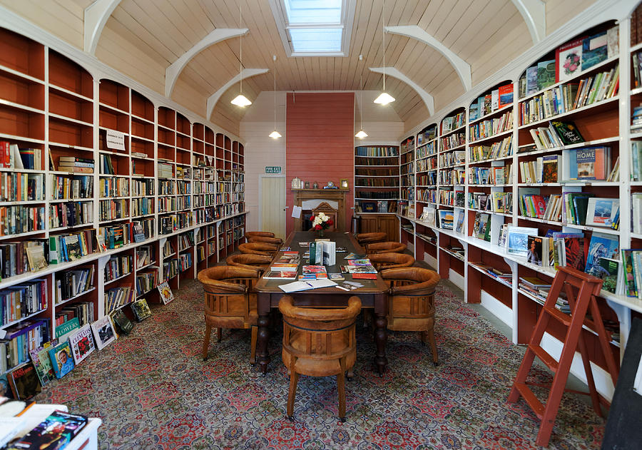 Reading Room -- Coronation Library in Akaroa, New Zealand Photograph by Darin Volpe