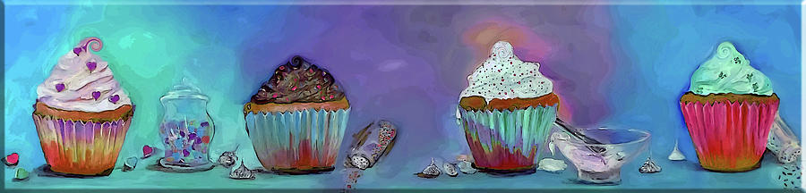 Ready For A Cupcake Painting Painting by Lisa Kaiser