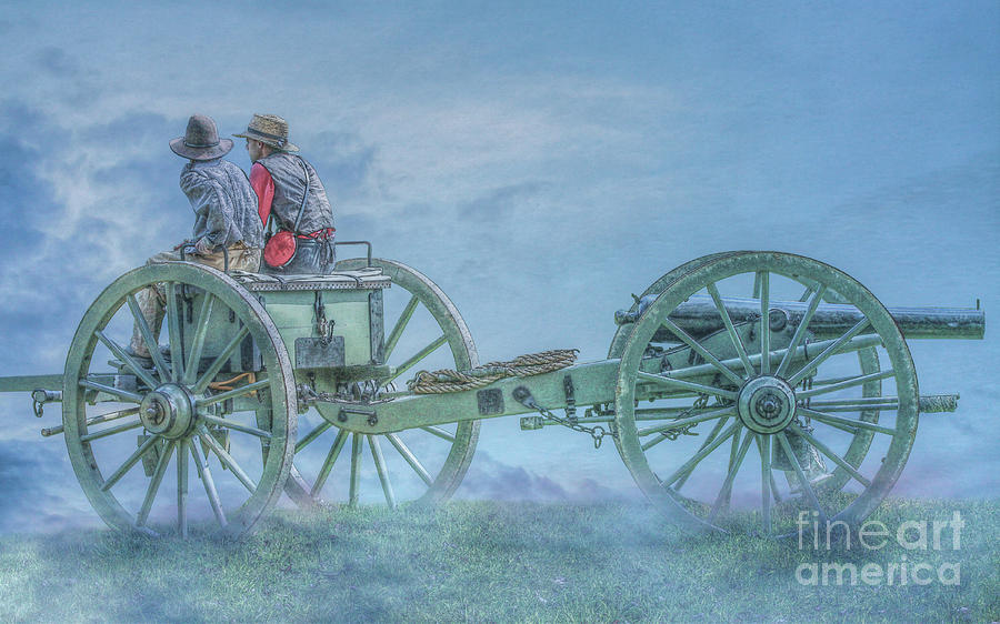 Ready For Action Civil War Cannon Digital Art by Randy Steele